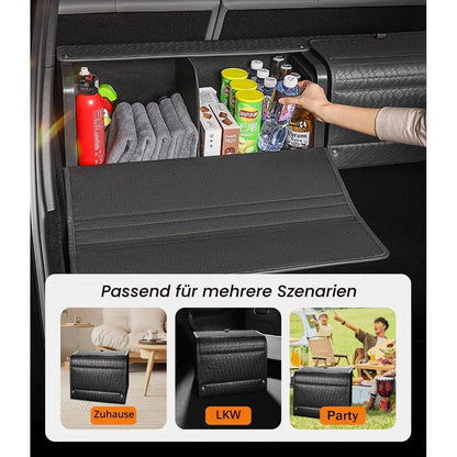 Faltbarer Kofferraum-Organizer für Auto – 65L, Schwarz