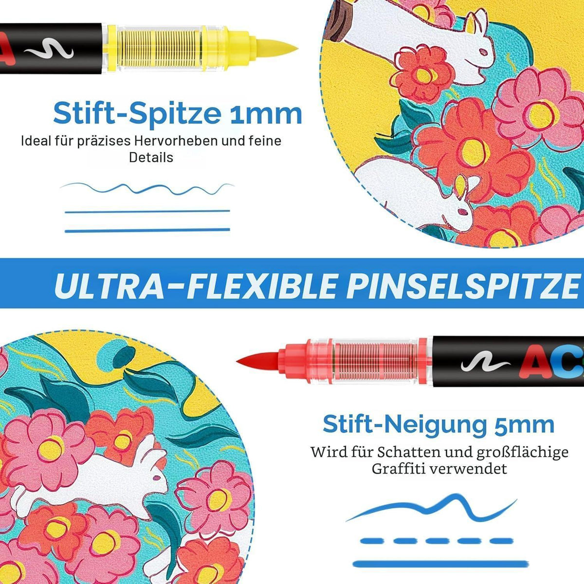 Acrylstifte Set 240 Farben – Vielseitige Marker für Kunst & DIY