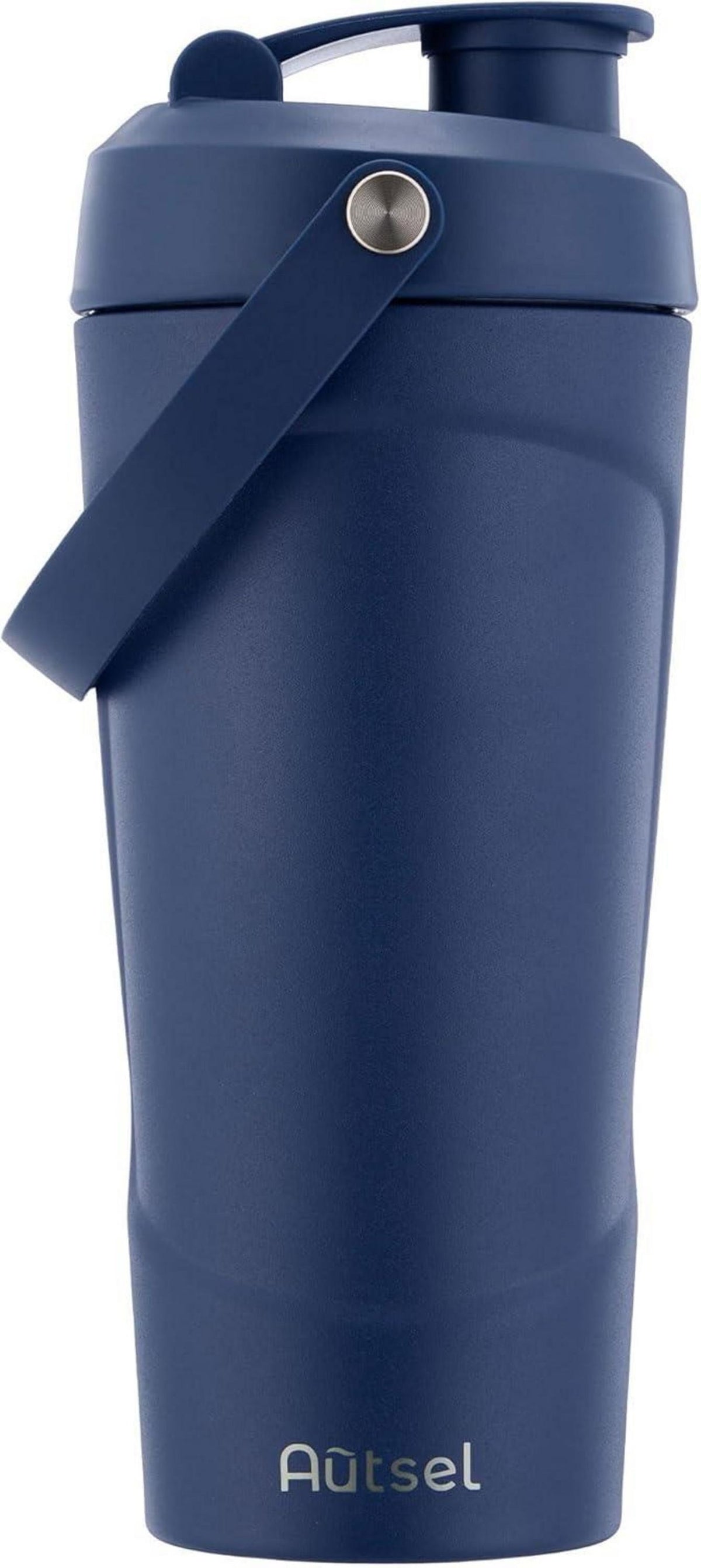 Protein Shaker 750ml Edelstahl mit Kugel BPA frei Vakuum Isolierthaker
