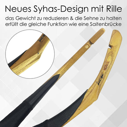 Tatar Recurvebogen – 30-50lbs | Sportbogen für Jagd & Reiten