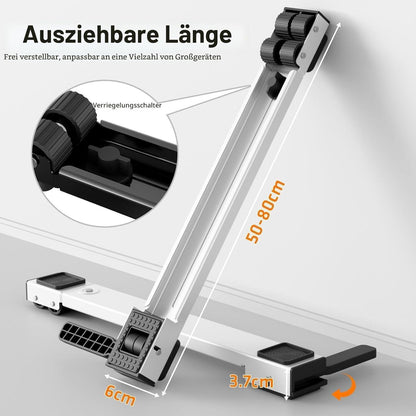 Waschmaschinen Rollen Untergestell verstellbar 50-80cm