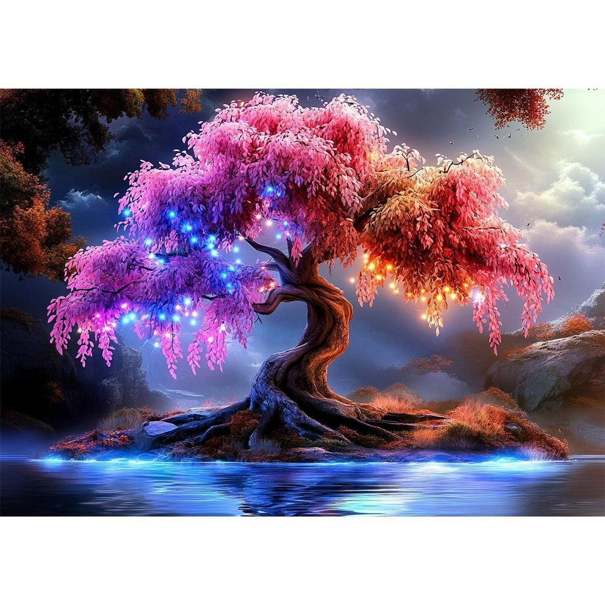 5D Diamantmalerei Baum des Lebens – DIY Wandbild für Erwachsene