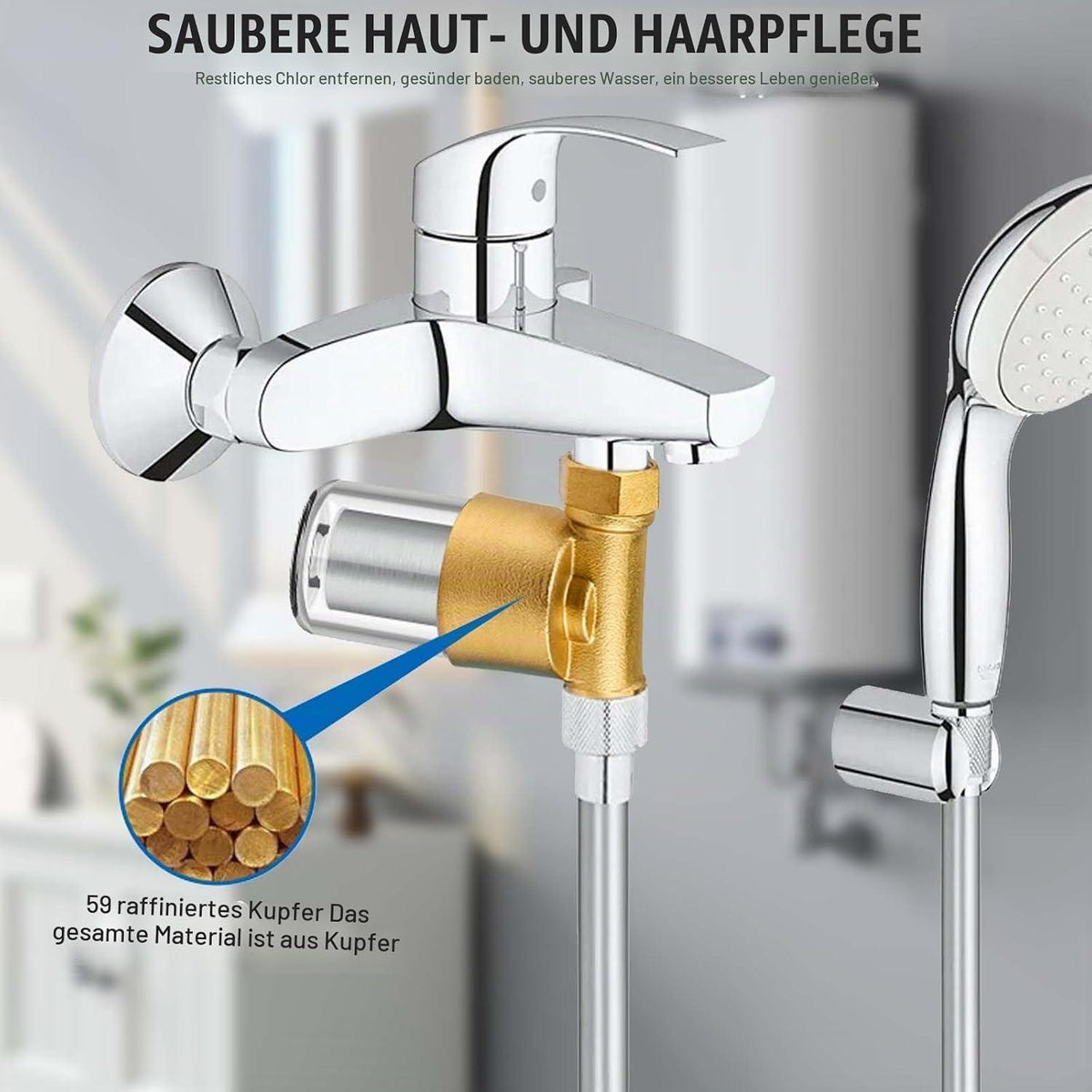 Wasserfilter Vorfilter 1/2 Zoll Edelstahl 40μm Inline