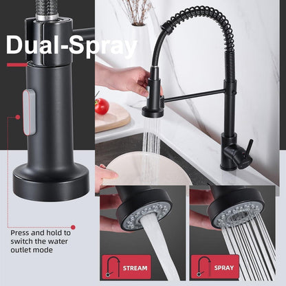 Küchenarmatur Schwarz – Moderne Spültischarmatur Touch-On