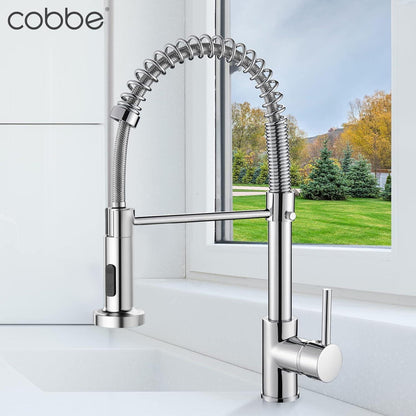 Küchenarmatur Chrom 360° Schwenkbar Pull-Down Wasserhahn
