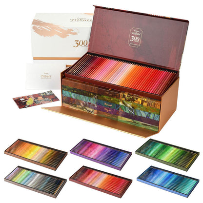 300-Farben Ölfarbstifte Set für Künstler & Ausmalbilder