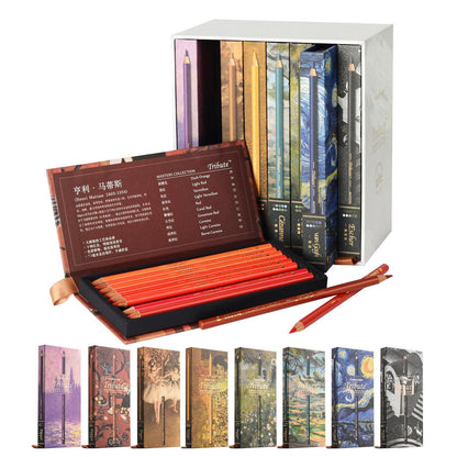80-Farben Ölfarbstifte Set für Künstler & Ausmalbilder
