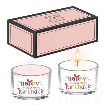 Duftkerze Geburtstag Geschenk Milchmüsli & Rose