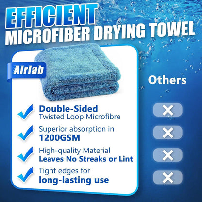 Mikrofaser Trockentuch Auto XL, 1200GSM, Blau