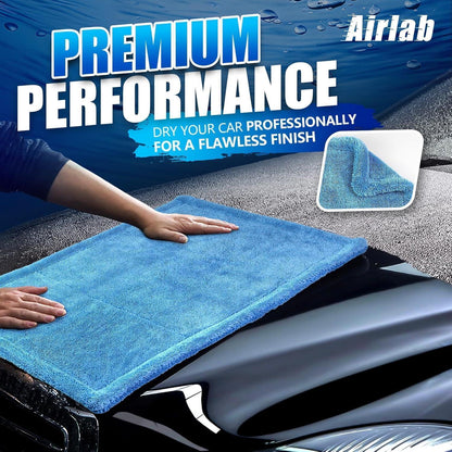 Mikrofaser Trockentuch Auto XL, 1200GSM, Blau