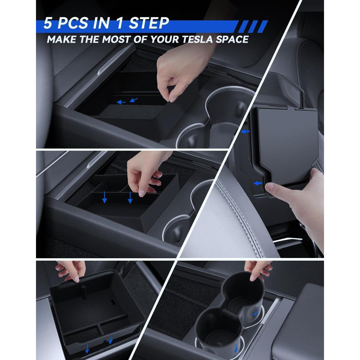 Tesla Model Y 2025-2026 Organizer Set 5tlg.
