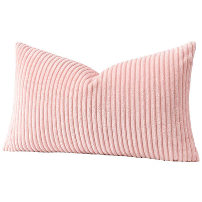 Cord Kissenbezug Rosa 40x60cm - Weicher Zierkissenbezug