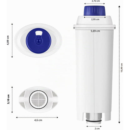Wasserfilter für De'Longhi Kaffeeautomaten (12er Pack)