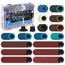 CSD Schleifscheiben Set 136tlg. 50mm Schnellwechsel für Druckluftschleifer