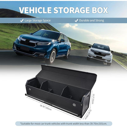 XXL Auto Kofferraum Organizer 90L mit Deckel & Griff