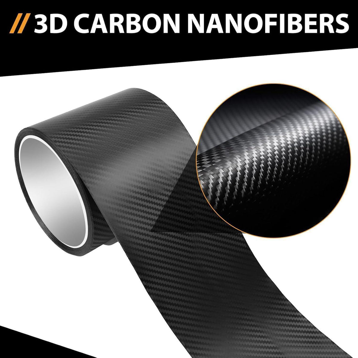Carbonfolie Auto – Kratzschutz 10x5m für Einstiegsleisten