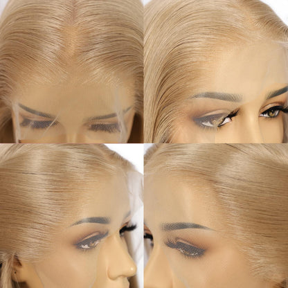 Blond Lace Front Perücke 26 Zoll Gerade Synthetik Perücke