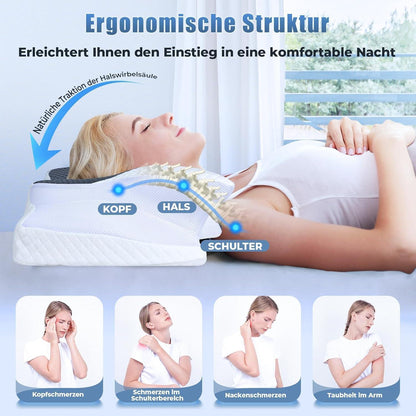 Ergonomisches Nackenkissen Memory Foam Seitenschläfer