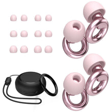 Schlaf-Ohrstöpsel mit Geräuschreduzierung & Etui Rosa