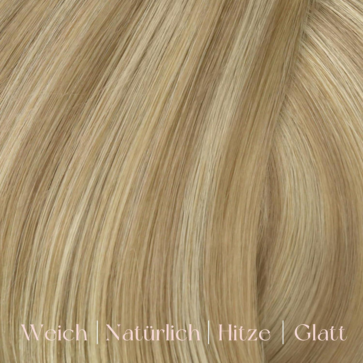 Blond Haarverlängerung Echthaar Clip-In 40cm #P16/22