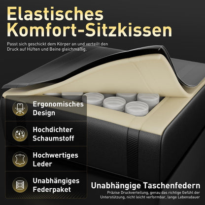Gaming Stuhl Racing Bürostuhl mit Kopfstütze Lendenkissen 150 kg