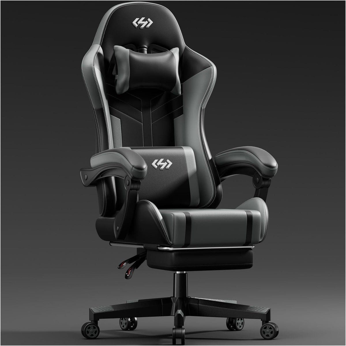 Ergonomischer Gaming Bürostuhl Kopfstütze Lendenkissen 150kg