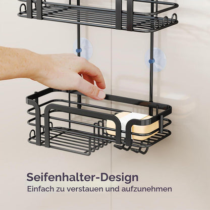 Hängende Duschablage Edelstahl – Kein Bohren für Badezimmer