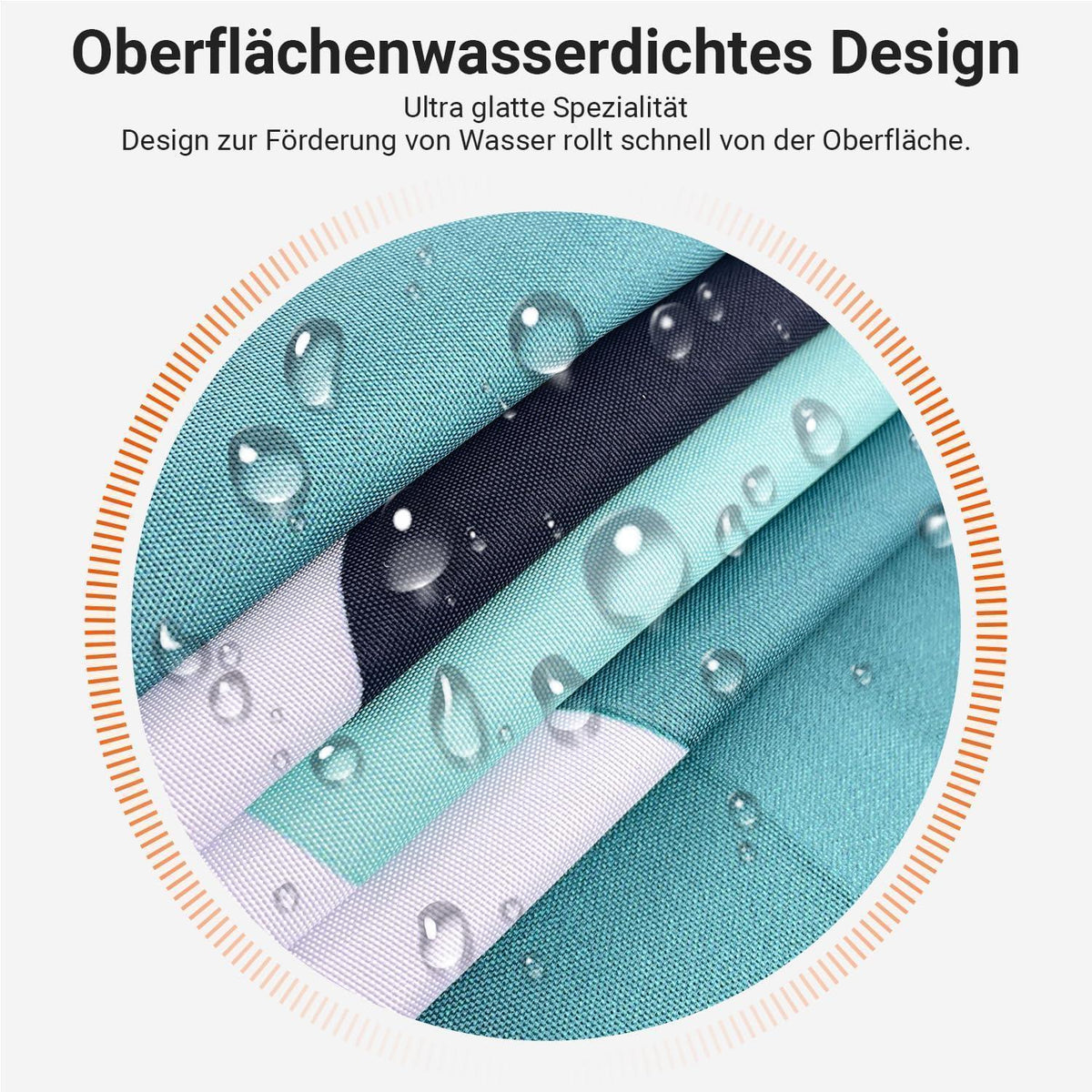Duschvorhang Punktmuster 180x200 cm – Wasserabweisend & Waschbar