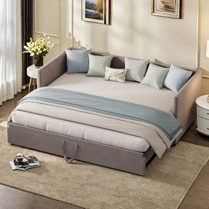 Convertible Schlafsofa 180x200 cm mit Lattenrost & Bettrahmen