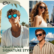 CGID Sonnenbrille Holz Walnuss Damen Herren Polarisiert