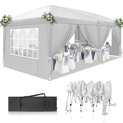 3x6m Faltpavillon – Wasserdicht, Stabil & UV-Schutz für Garten & Camping