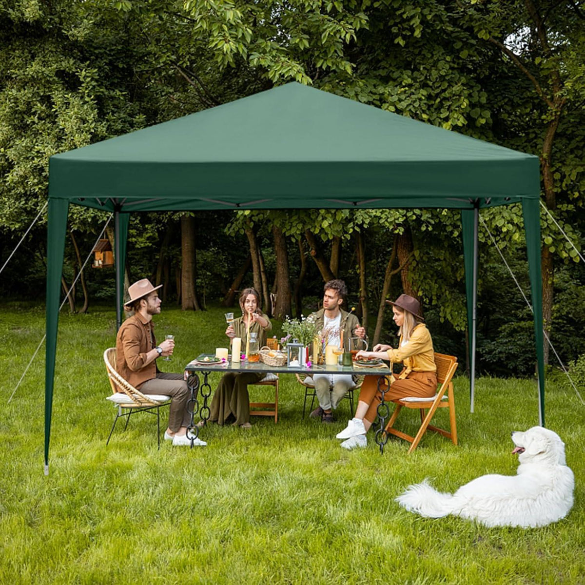 3x3m Faltpavillon – Wasserdicht, Stabil & UV-Schutz für Garten & Camping