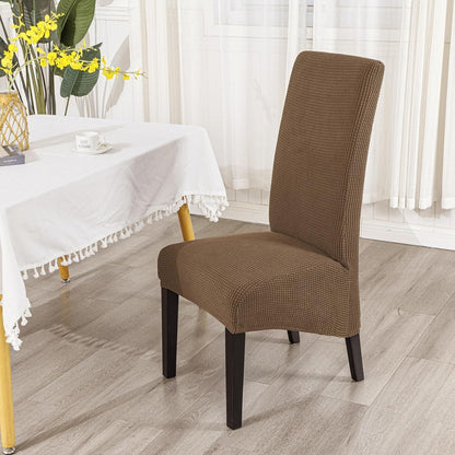 Stretch Stuhlhussen Groß – 6er Set Coffe
