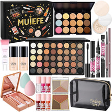 Schminkset Damen – Kosmetik Geschenkset mit Lidschatten & Co.