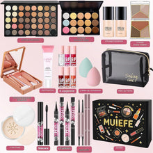 Schminkset Damen – Kosmetik Geschenkset mit Lidschatten & Co.