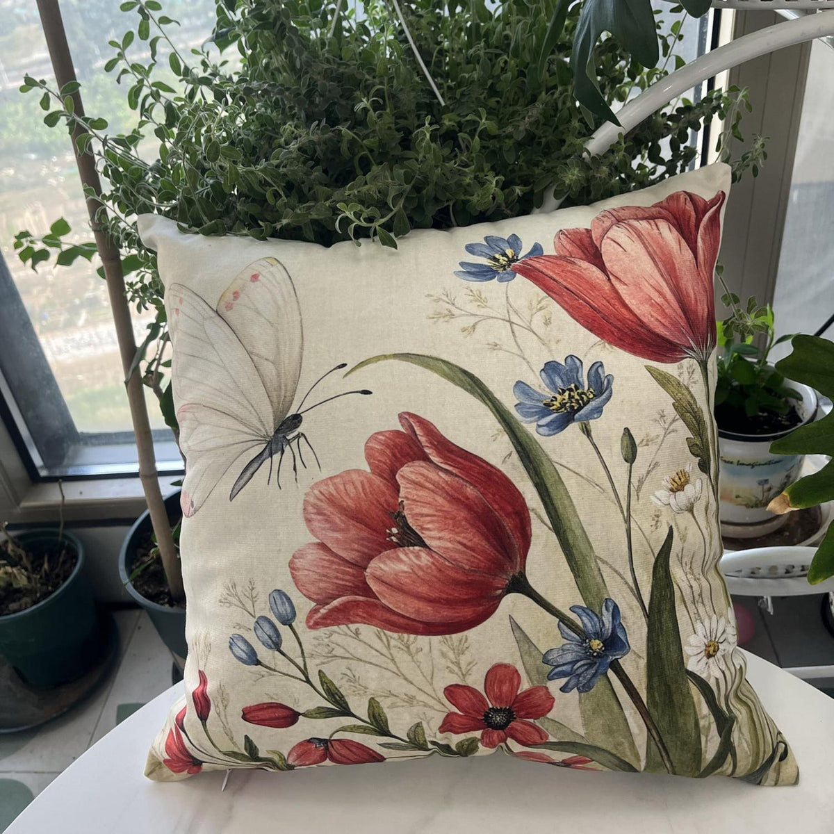 Samt Kissenbezüge 45x45 Set - Weiche Dekokissen für Zuhause