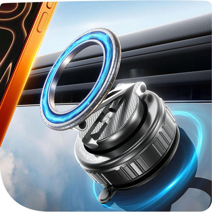 360° Auto Handyhalterung Magnetisch, Vakuum & Teleskoparm