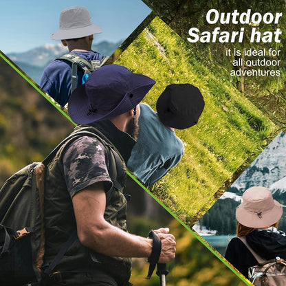 Faltbarer Safarihut Damen Herren | Wasserdicht & Verstellbar