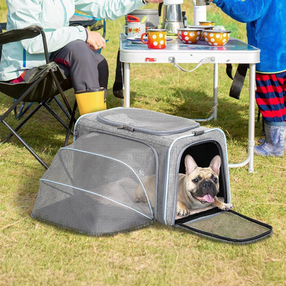 Faltbare Transporttasche für Katze & Hund – Komfort & Sicherheit