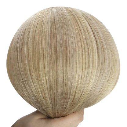 Blond Echthaar Tressen – Remy Menschenhaar 50cm