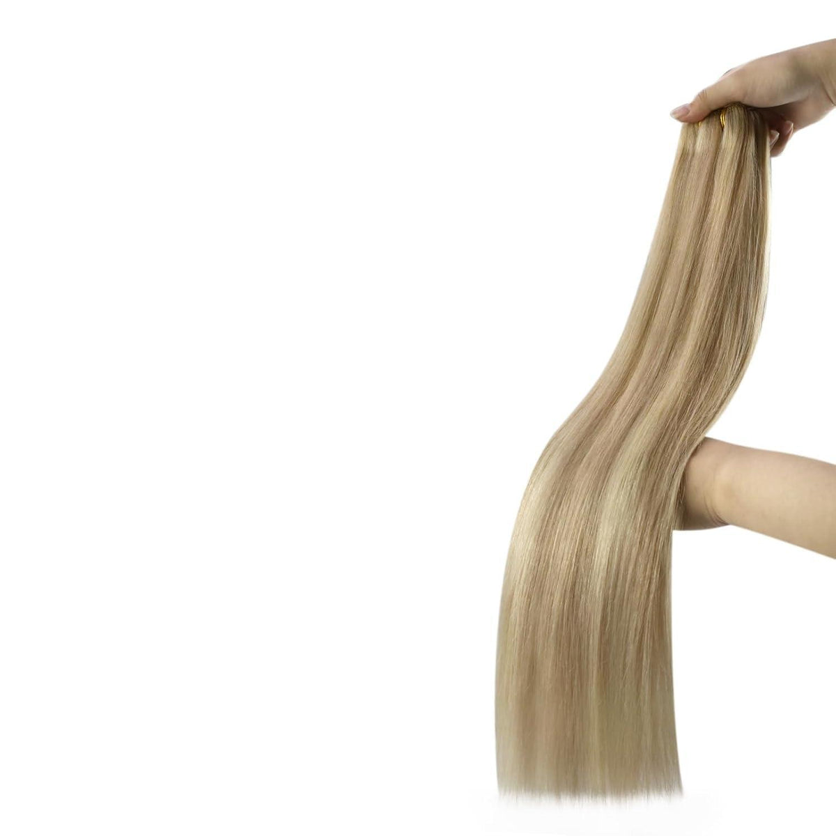 Echthaar Tressen Blond – Einnähen für Volumen (40cm, 100g)