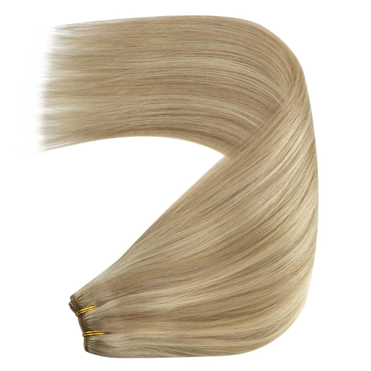 Echthaar Tressen Blond – Remy Menschenhaar 45cm
