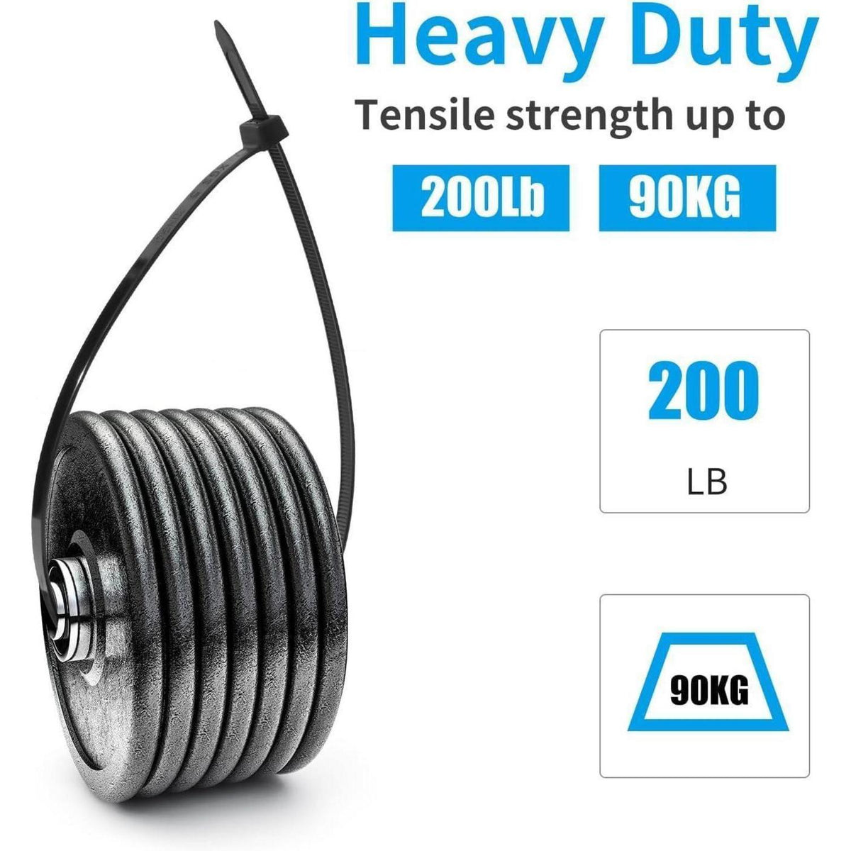Robuste Kabelbinder 40,6 cm – 500er Pack für Kabel & mehr