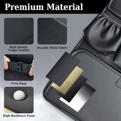 Auto Organizer Rücksitz Nappa Leder mit Tablet Halter & Tablett