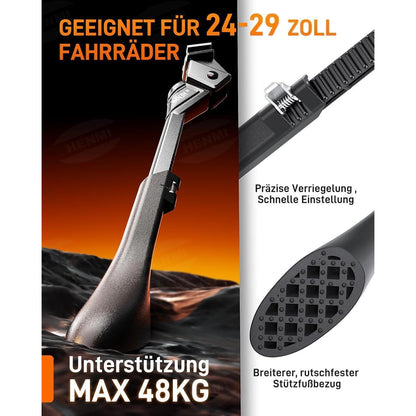 Höhenverstellbarer Fahrradmittelständer für E-Bikes & Mountainbikes