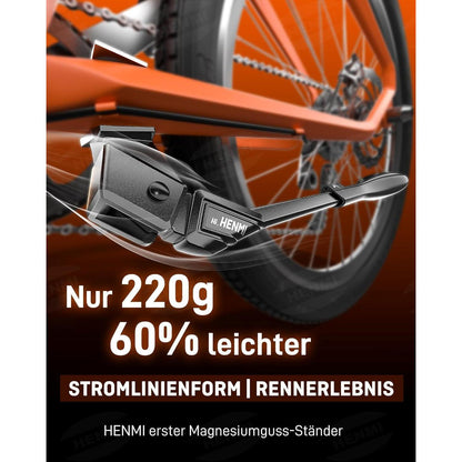 Höhenverstellbarer Fahrradmittelständer für E-Bikes & Mountainbikes