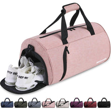 Sporttasche 35L mit Schuhfach & Nassfach, Rosa