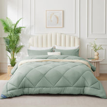 CozyLux 4-Jahreszeiten Bettdecke 155x220 cm Mikrofaser Grün