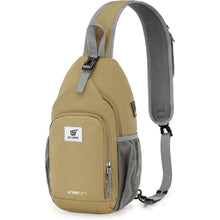 Brusttasche Herren Khaki wasserfest Sling Bag Crossbody
