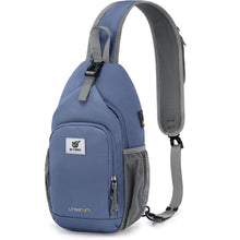 Brusttasche Herren Damen Klein Hellblau Verstellbar Wasserfest
